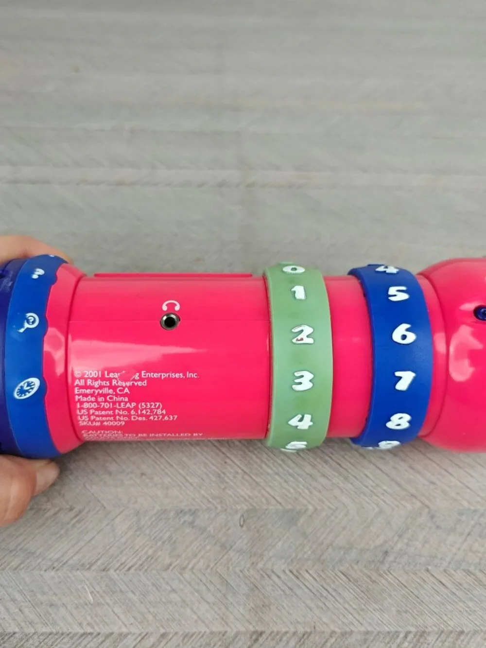 Vintage LeapFrog Twist & Shout Subtraction Handheld Learning Toy 2001 Pink